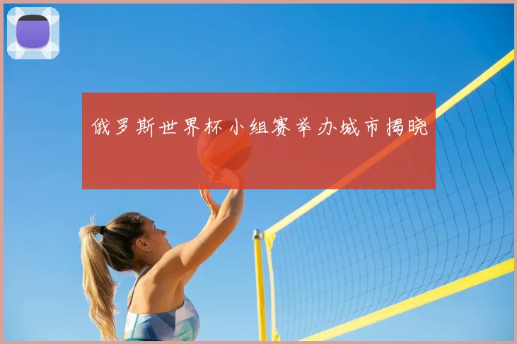 俄罗斯世界杯小组赛举办城市揭晓